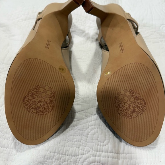 Vince Camuto Naveah Nude Leather
Slingback Heels - Picture 7 of 8